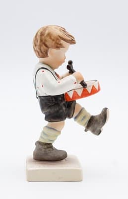 Hummel Goebel Little Drummer West Germany Vintage Porcelain Figurine TMK6 - Thumbnail 5
