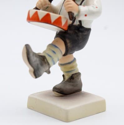 Hummel Goebel Little Drummer West Germany Vintage Porcelain Figurine TMK6 - Thumbnail 3
