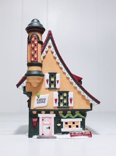 Department 56 "ELFIN SNOW CONE WORKS" Christmas Heritage Village w/ Box #5633-2 - Thumbnail 4