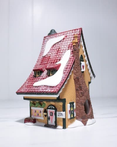 Department 56 "ELFIN SNOW CONE WORKS" Christmas Heritage Village w/ Box #5633-2 - Thumbnail 7