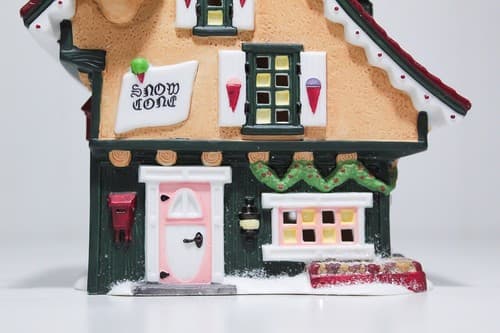 Department 56 "ELFIN SNOW CONE WORKS" Christmas Heritage Village w/ Box #5633-2 - Thumbnail 5