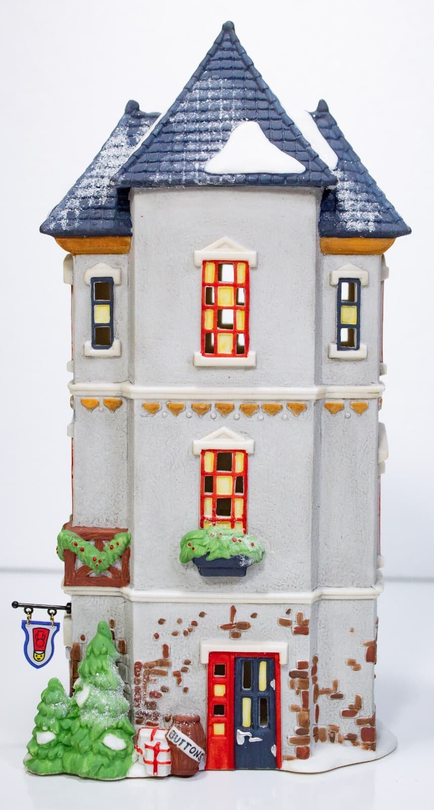 DEPARTMENT 56 "The Soldier Shop" Christmas Porcelain Figurine With Box & Light - Thumbnail 5