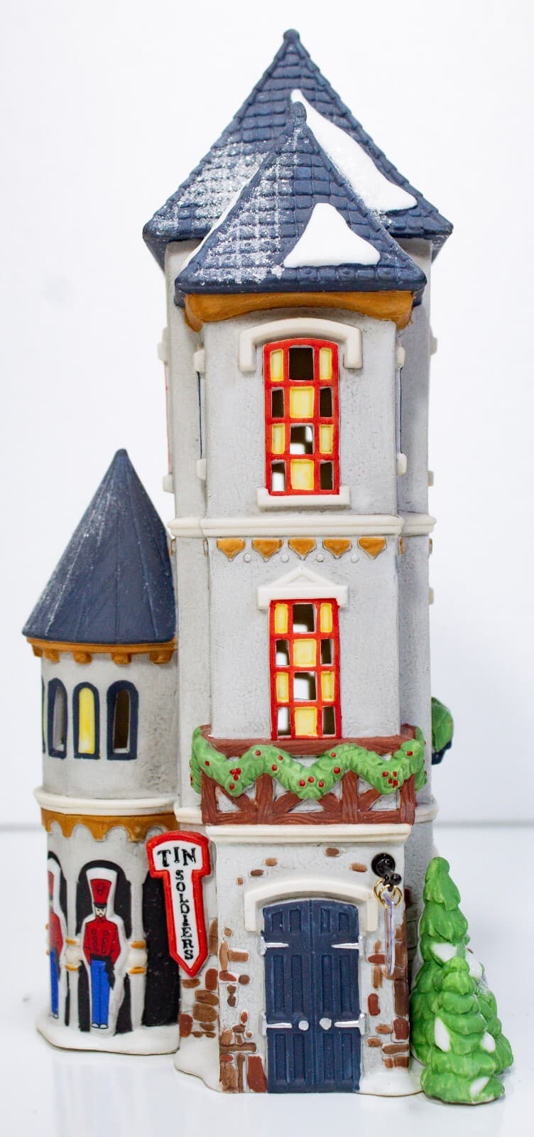 DEPARTMENT 56 "The Soldier Shop" Christmas Porcelain Figurine With Box & Light - Thumbnail 2