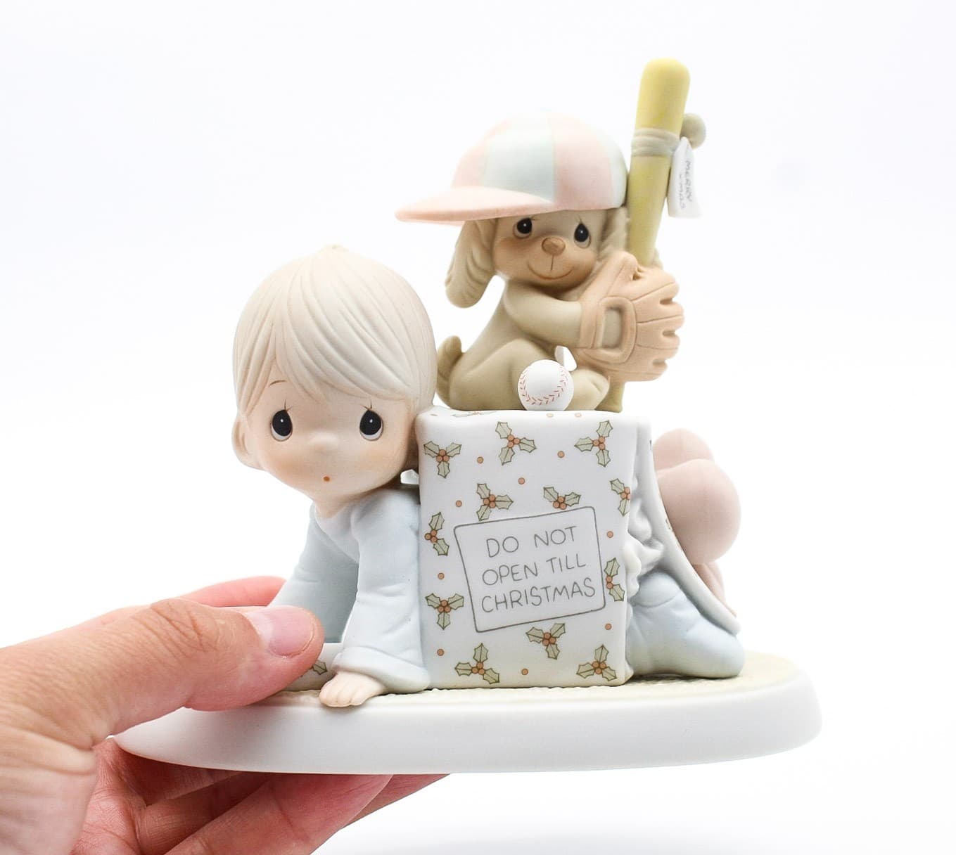Precious Moments Wishing You a Very Successful Season Porcelain Figurine 1989 - Thumbnail 7