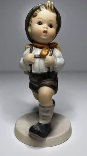 Vintage Hummel Goebel West Germany School Boy Porcelain Figurine TMK3 - Thumbnail 2