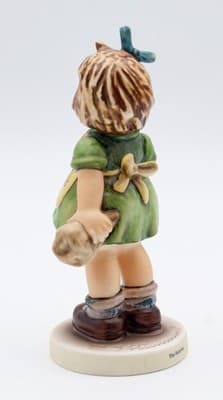 Hummel Goebel The Surprise West Germany Vintage Porcelain Figurine TMK6 - Thumbnail 4