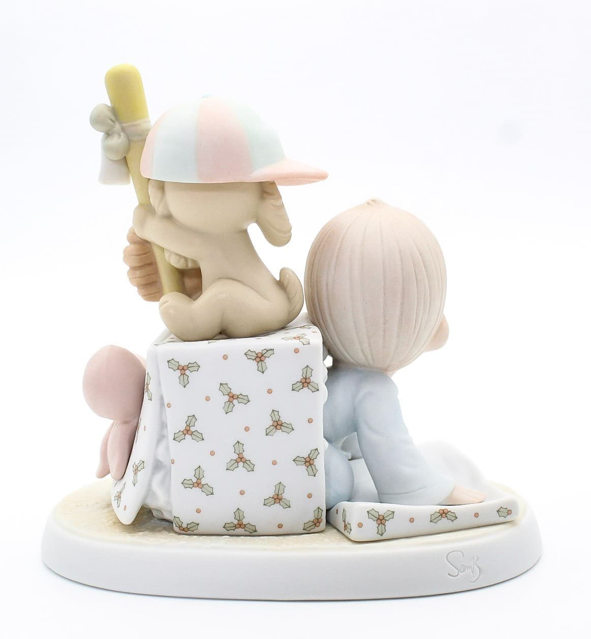 Precious Moments Wishing You a Very Successful Season Porcelain Figurine 1989 - Thumbnail 6