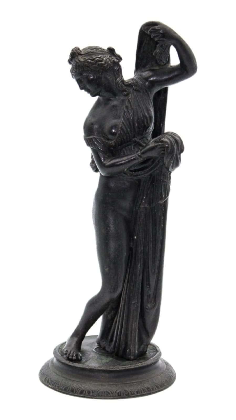 Antique Grand Tour Bronze Venus Callipyge Statue 19th Century Patinated Figure - Image 1