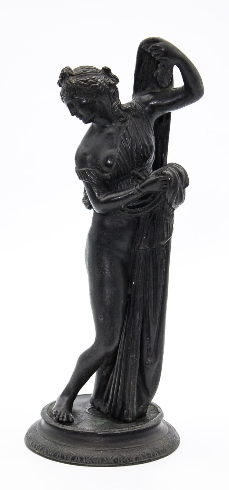 Antique Grand Tour Bronze Venus Callipyge Statue 19th Century Patinated Figure - Thumbnail 16