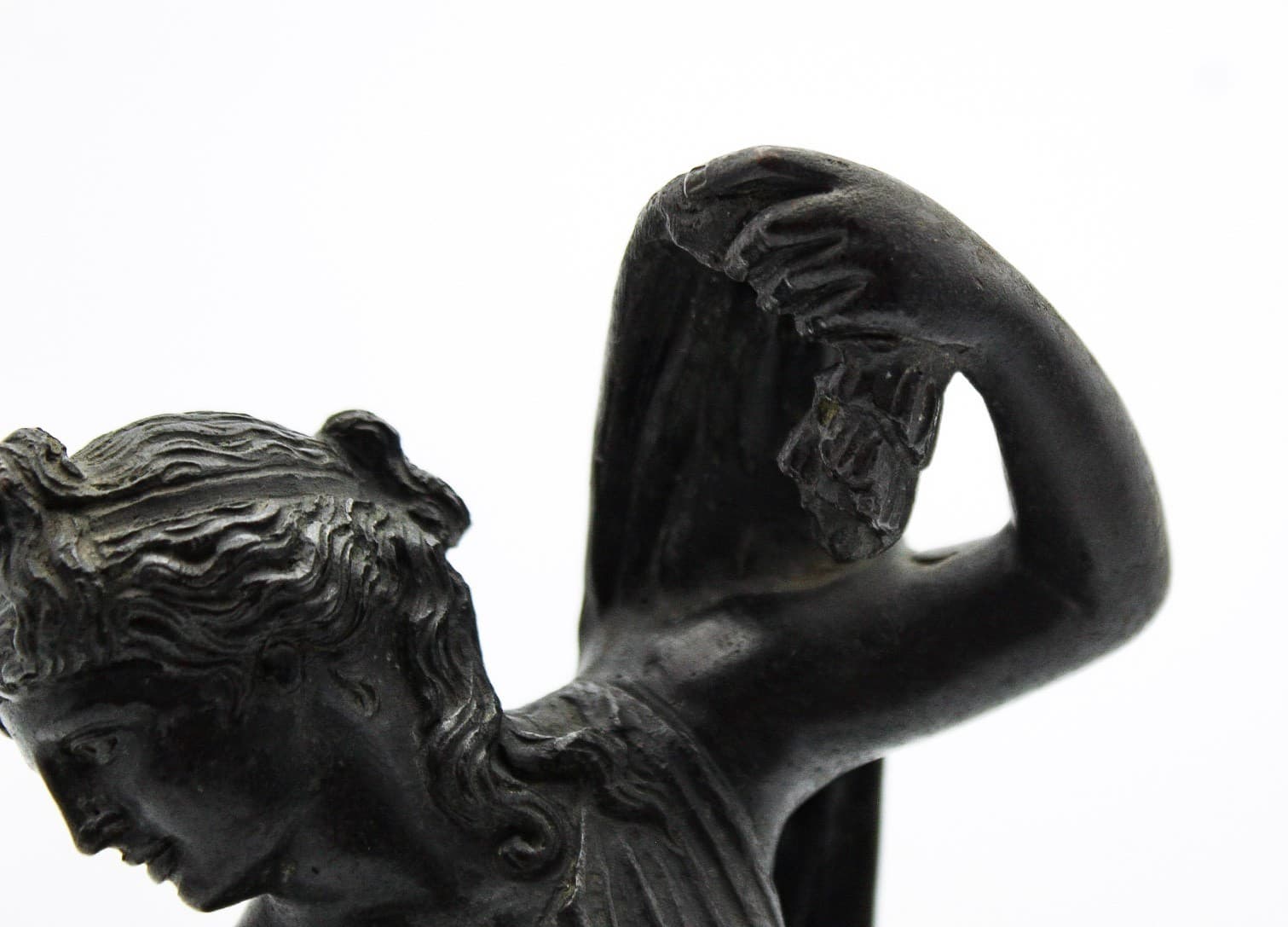 Antique Grand Tour Bronze Venus Callipyge Statue 19th Century Patinated Figure - Thumbnail 3