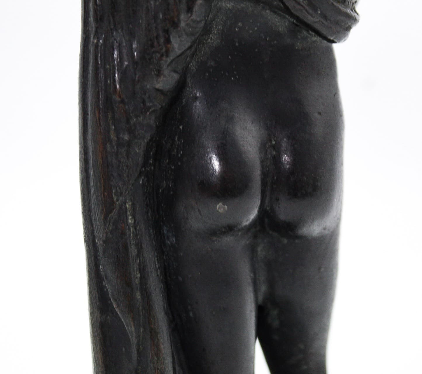 Antique Grand Tour Bronze Venus Callipyge Statue 19th Century Patinated Figure - Thumbnail 12