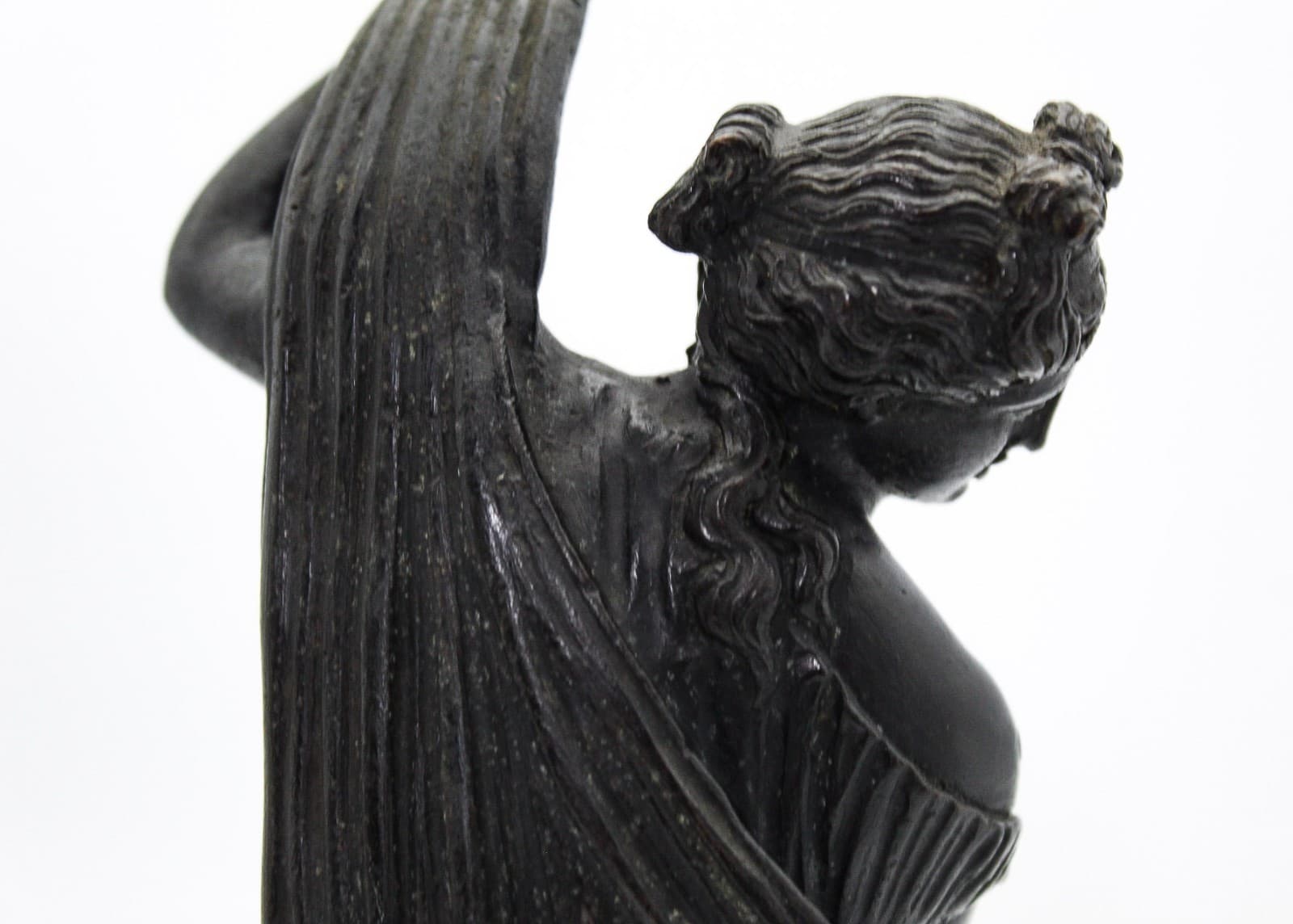 Antique Grand Tour Bronze Venus Callipyge Statue 19th Century Patinated Figure - Thumbnail 11