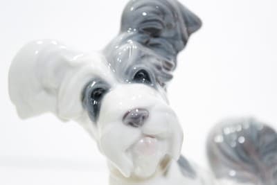 Retired Vintage LLADRO Made In Spain "Skye Terrier" Dog Porcelain Figure - Thumbnail 6