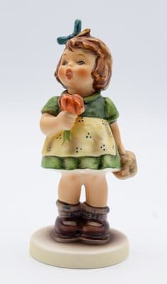 Hummel Goebel The Surprise West Germany Vintage Porcelain Figurine TMK6 - Thumbnail 7