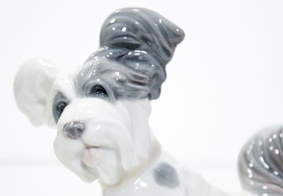 Retired Vintage LLADRO Made In Spain "Skye Terrier" Dog Porcelain Figure - Thumbnail 2