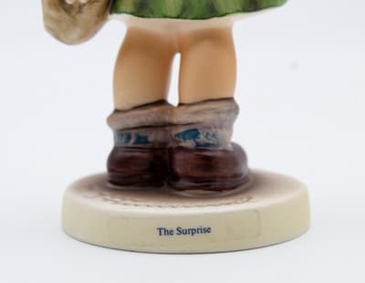 Hummel Goebel The Surprise West Germany Vintage Porcelain Figurine TMK6 - Thumbnail 5