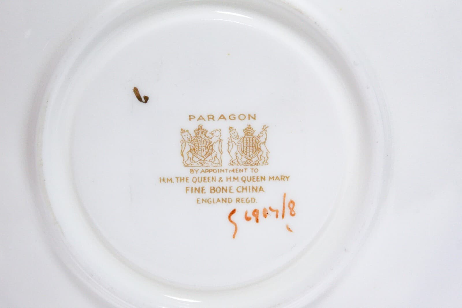 PARAGON England Fine Bone China Cobalt Gold Gilt Ornate Cup & Saucer - Thumbnail 6