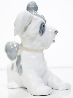 Retired Vintage LLADRO Made In Spain "Skye Terrier" Dog Porcelain Figure - Thumbnail 7