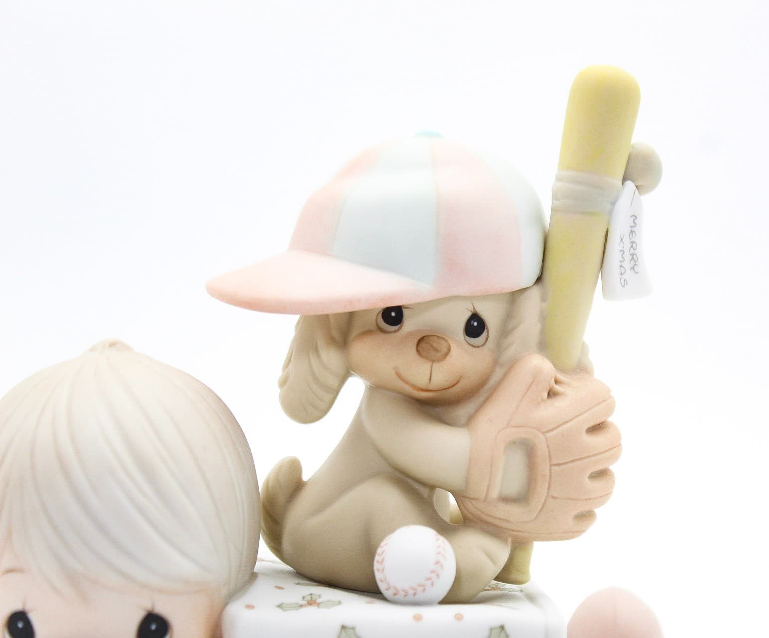 Precious Moments Wishing You a Very Successful Season Porcelain Figurine 1989 - Thumbnail 2
