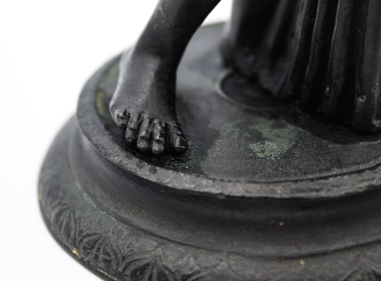 Antique Grand Tour Bronze Venus Callipyge Statue 19th Century Patinated Figure - Thumbnail 7