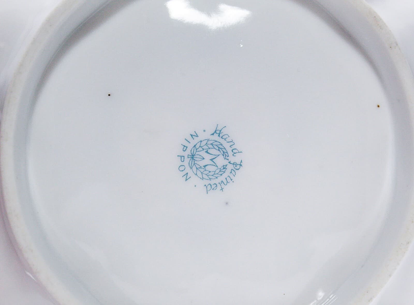NIPPON Antique Hand Painted Japan Floral Gold Gilt Porcelain Bowl - Thumbnail 6