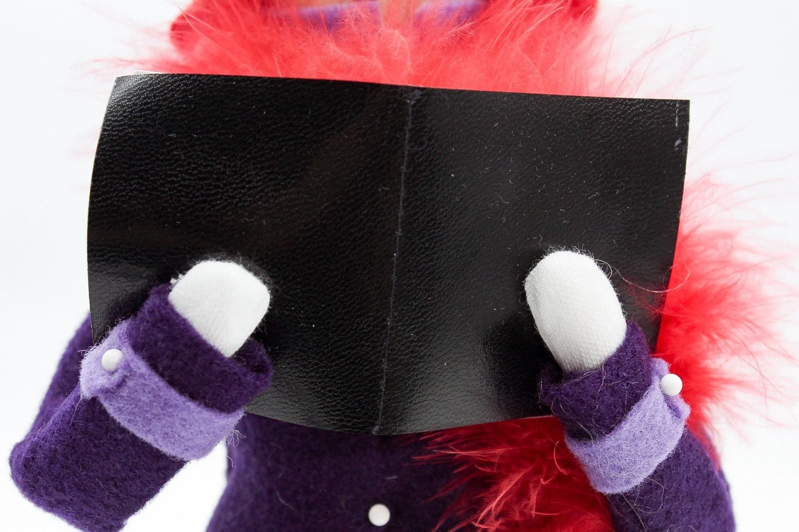 BYERS CHOICE Signed "Red Hat Society" Christmas Caroler Holiday Doll - Thumbnail 5