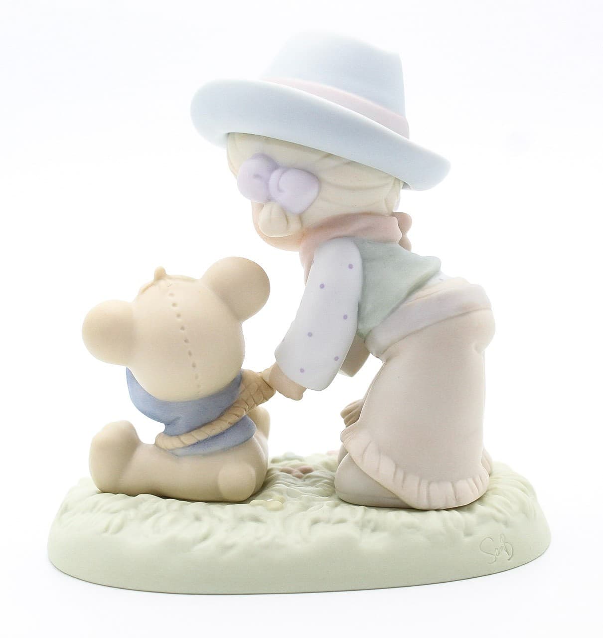 Precious Moments I Can't Bear To Let You Go Enesco Porcelain Figurine 1994 - Thumbnail 5