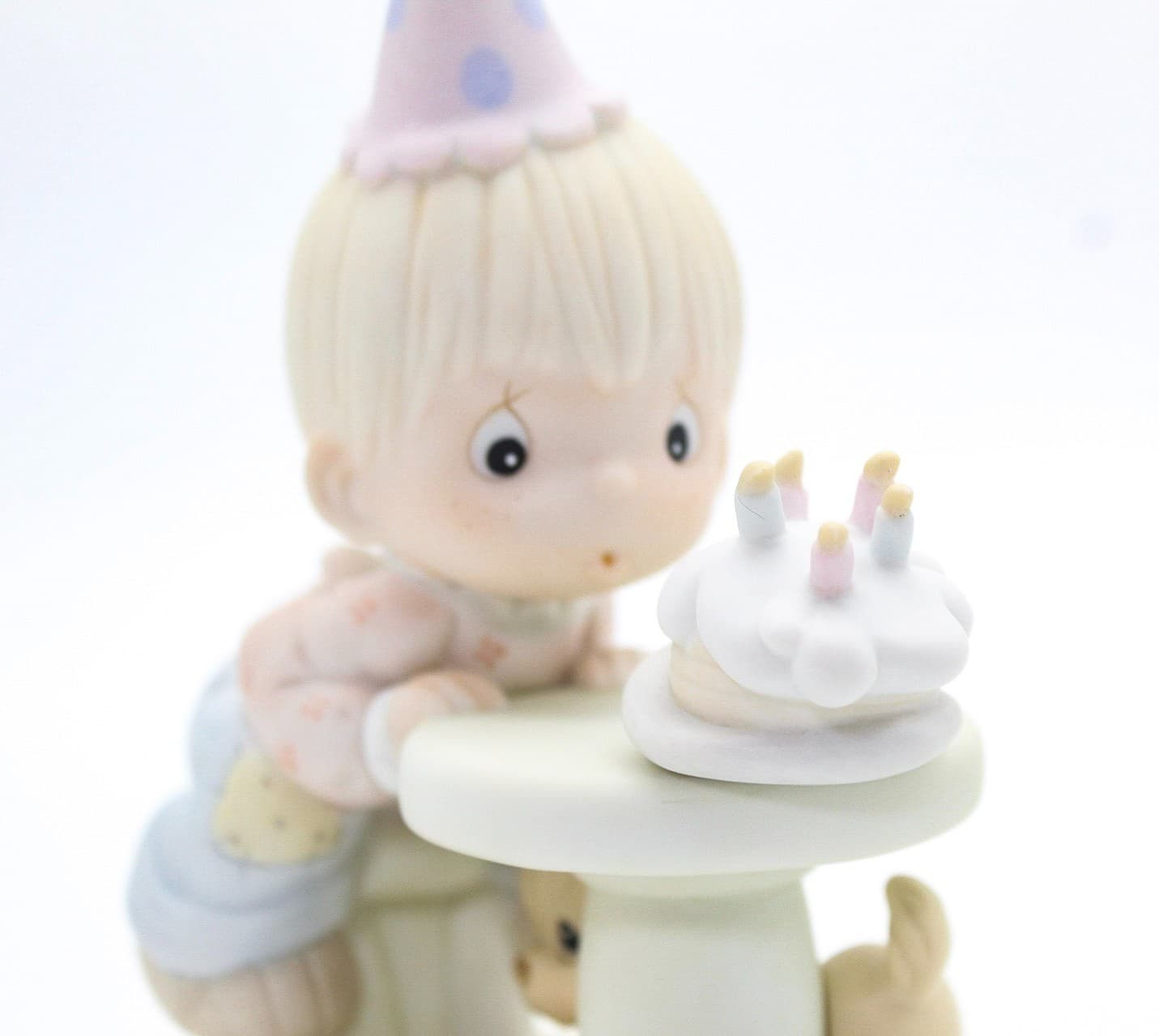 Precious Moments May Your Every Wish Come True Enesco Porcelain Figurine 1992 - Thumbnail 3