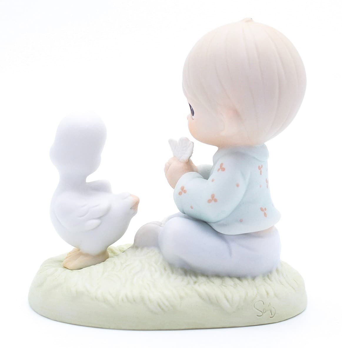 Precious Moments Friends to the Very End Enesco Porcelain Figurine 1993 - Thumbnail 4