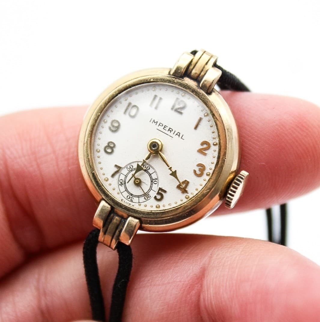Vintage Imperial ACME 10k Rolled Gold Plate Ladies Mechanical Watch Works - Image 1