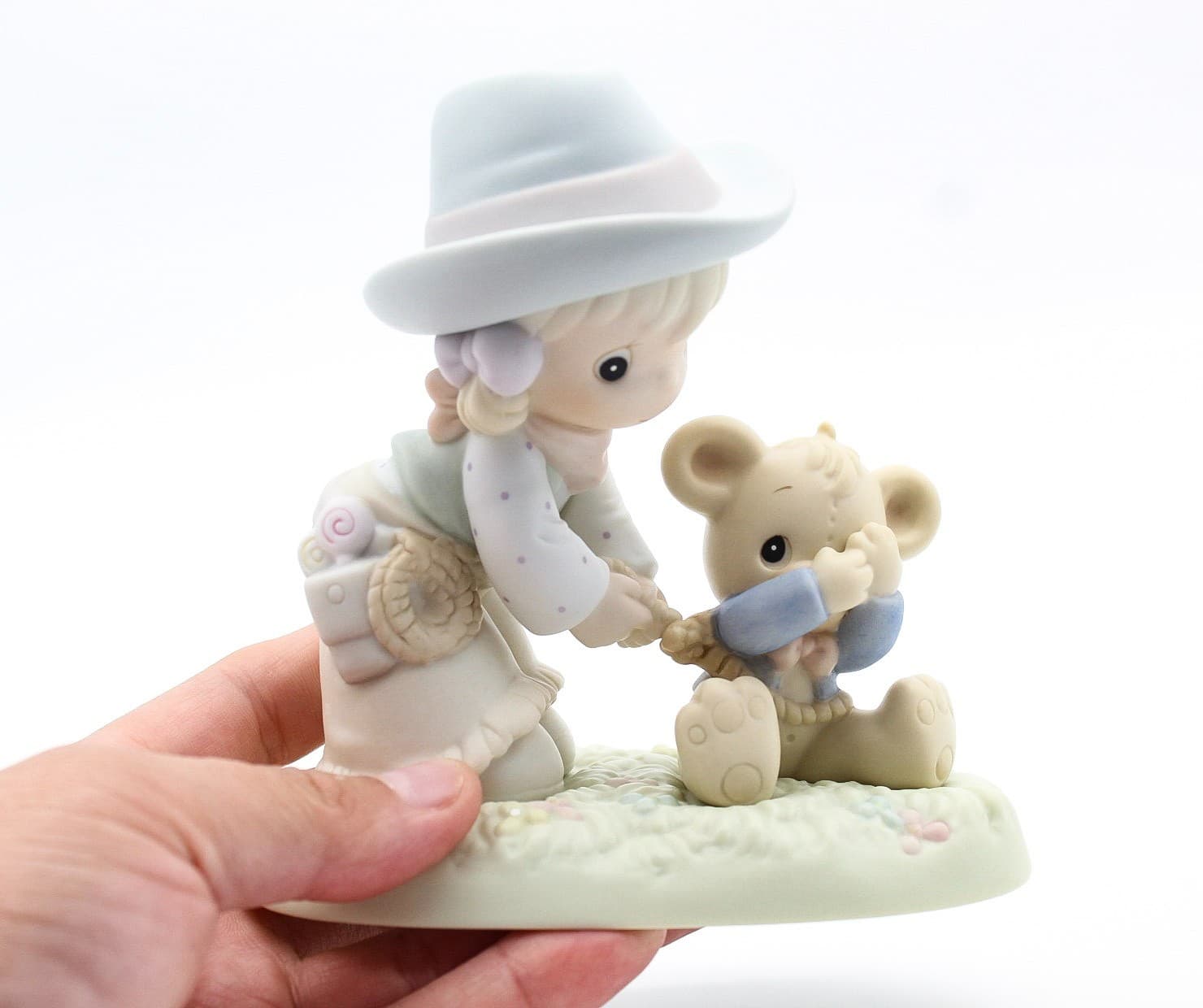 Precious Moments I Can't Bear To Let You Go Enesco Porcelain Figurine 1994 - Thumbnail 6