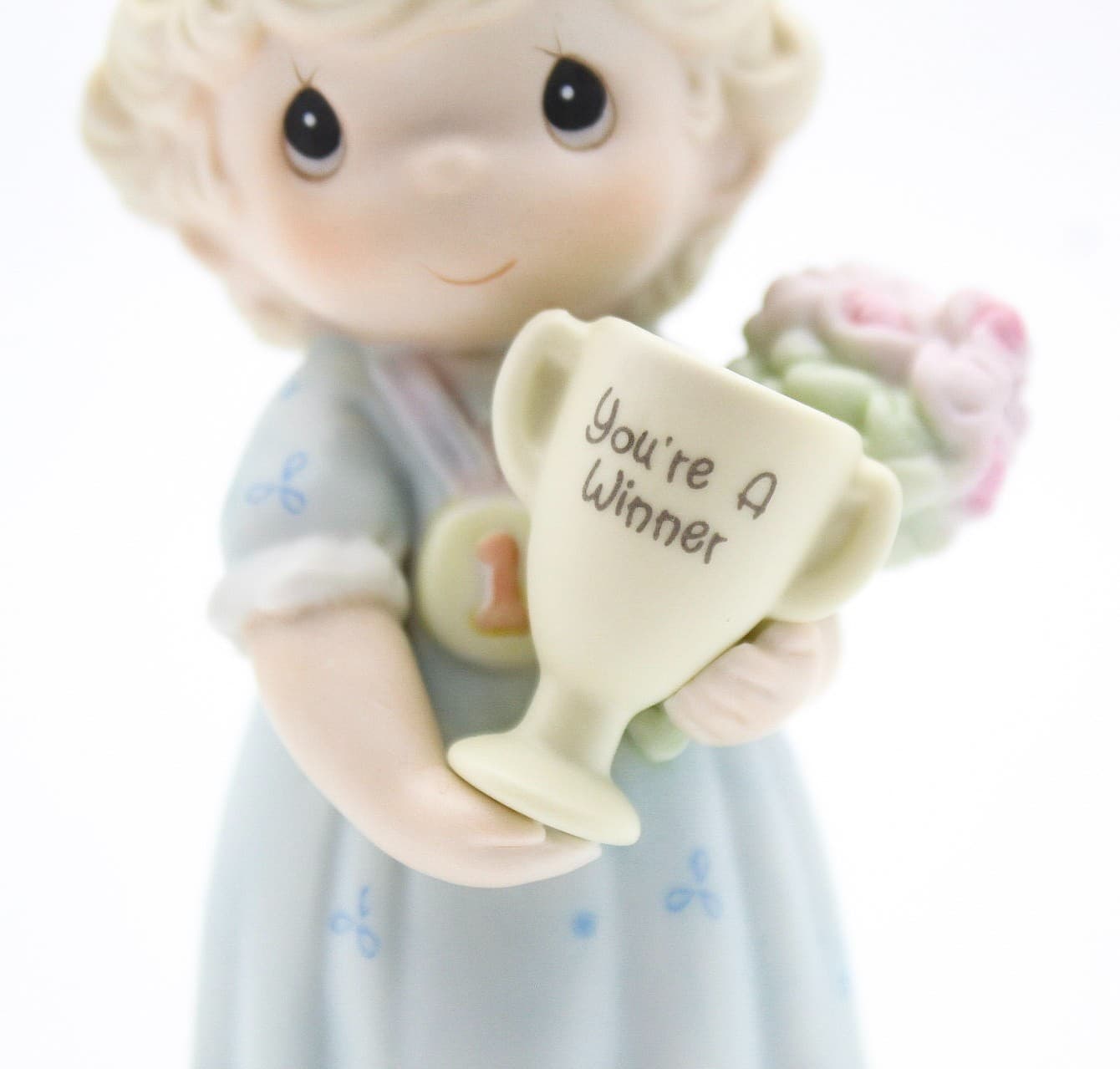 Precious Moments You're My Number One Friend Enesco Porcelain Figurine 1992 - Thumbnail 2