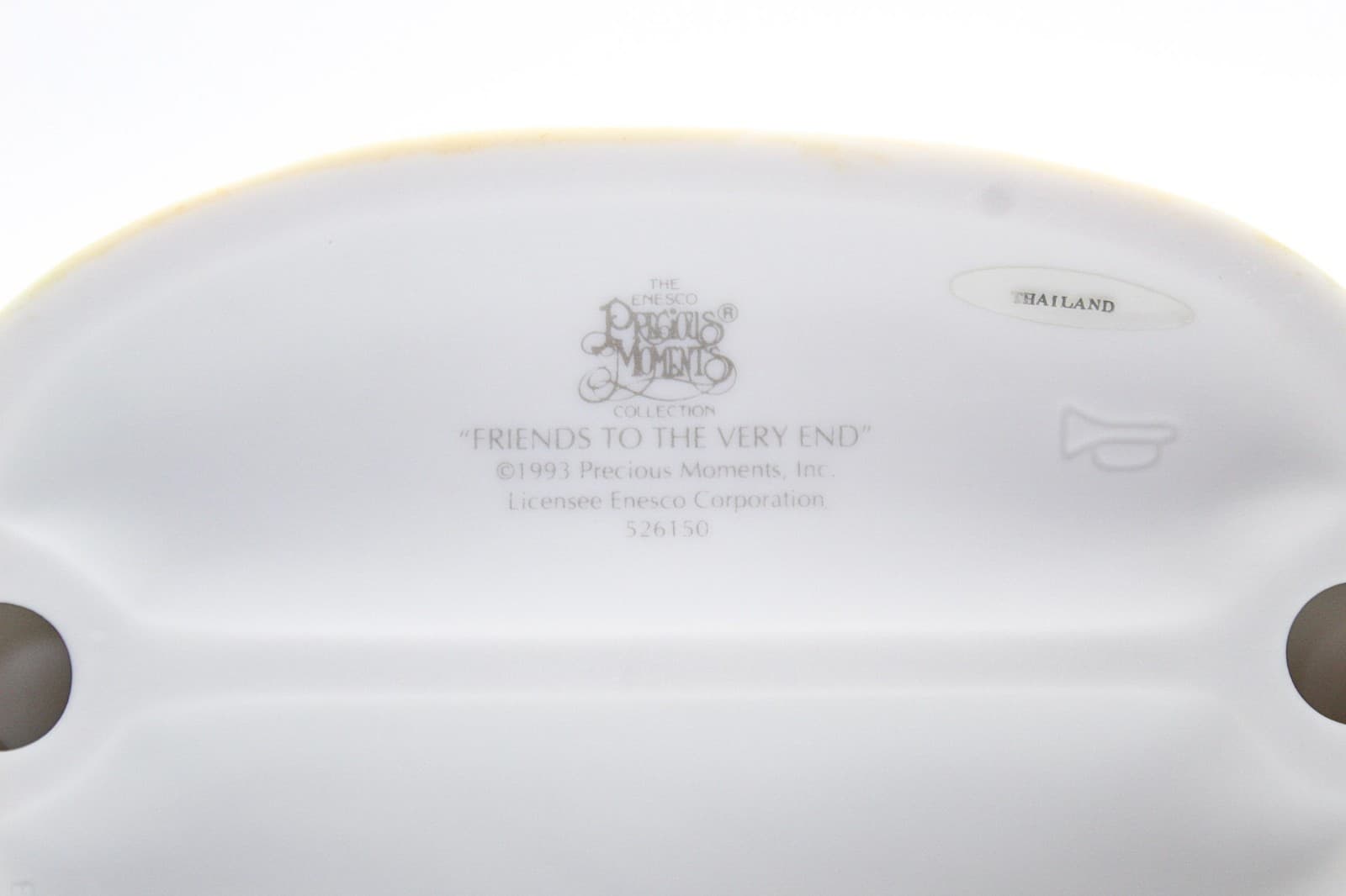 Precious Moments Friends to the Very End Enesco Porcelain Figurine 1993 - Thumbnail 5