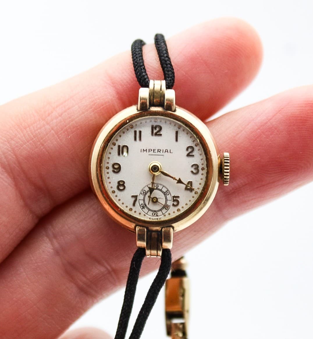 Vintage Imperial ACME 10k Rolled Gold Plate Ladies Mechanical Watch Works - Thumbnail 2