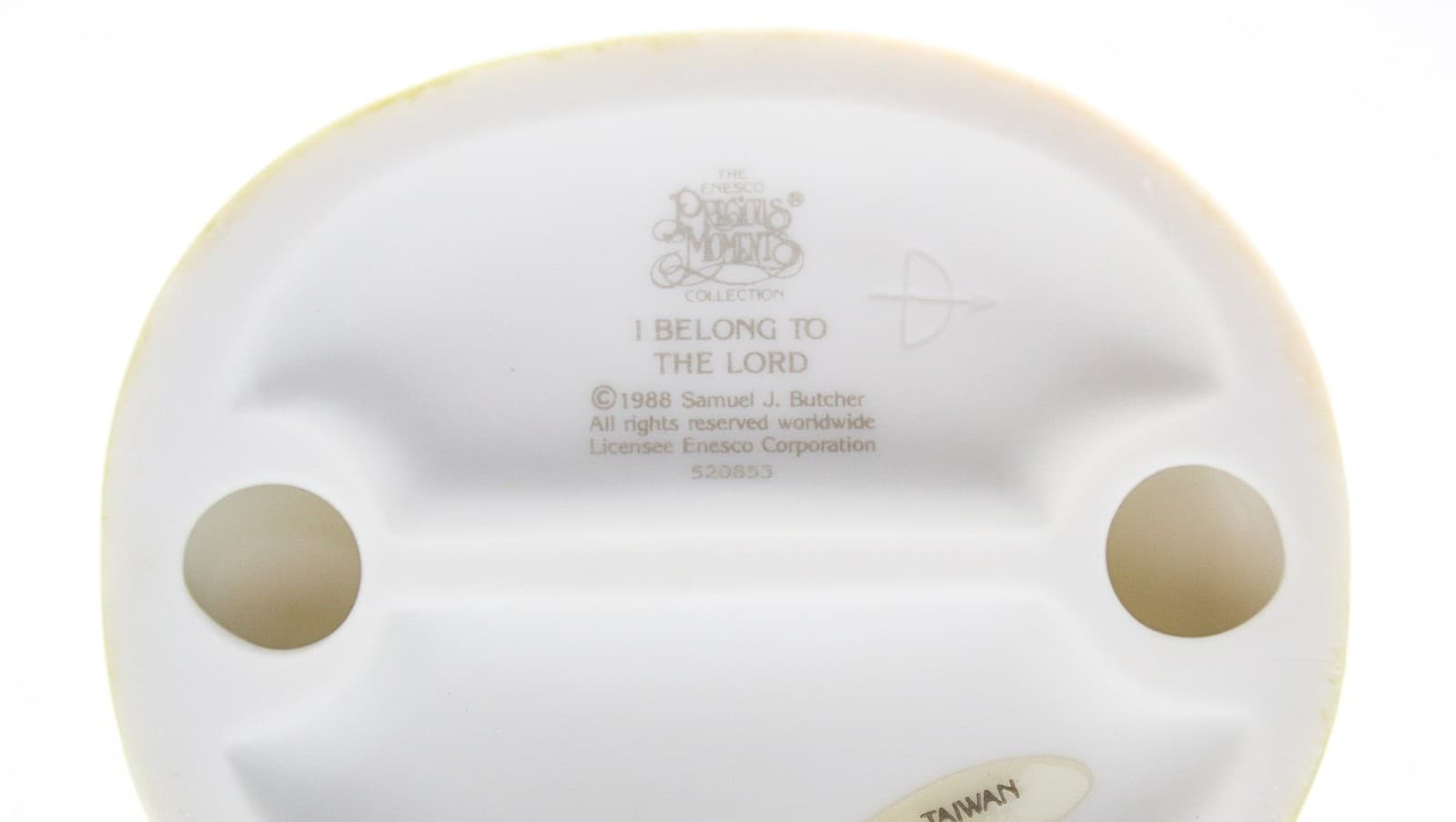 Precious Moments I Belong To The Lord Enesco Porcelain Figurine 1988 - Thumbnail 3