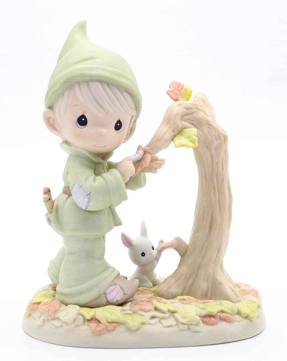 Precious Moments Color Your World With Thanksgiving Porcelain Figurine 1996 - Thumbnail 9