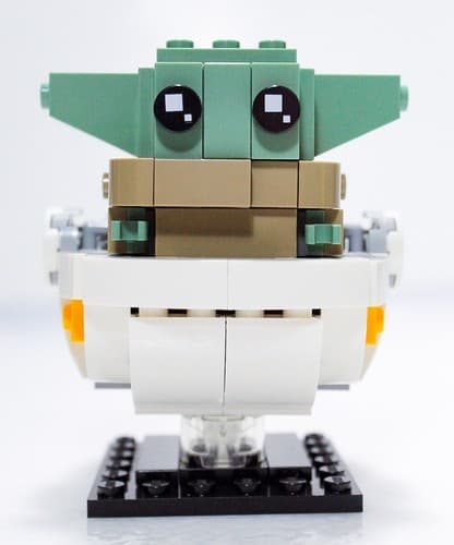 LEGO BRICKHEADZ Star Wars The Mandalorian & The Child w/ Manuals Complete #75317 - Thumbnail 12