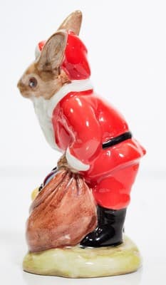 ROYAL DOULTON Santa Bunnykins "Happy Christmas" Hand Painted Porcelain Figurine - Thumbnail 5