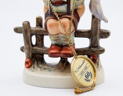 Hummel Goebel Wayside Harmony W. Germany Vintage Porcelain Figurine TMK7 In Box - Thumbnail 6