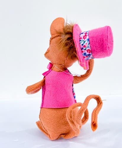 Vintage 2016 Annalee Mobilitee Artisan Doll Springtime Boy Mouse With Tag - Thumbnail 3