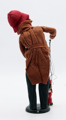 Byers' Choice 1998 Puppeteer Pinocchio Puppet Man The Carolers Christmas Doll - Thumbnail 7