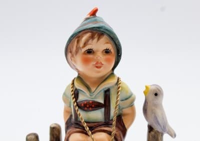 Hummel Goebel Wayside Harmony W. Germany Vintage Porcelain Figurine TMK7 In Box - Thumbnail 3