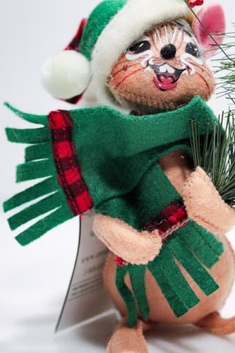 Vintage 2012 ANNALEE Mobilitee MOUNTAIN SQUIRREL Christmas Artisan Doll 6" w/Tag - Thumbnail 7