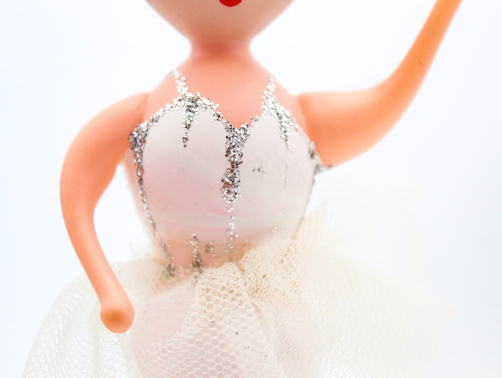 De Carlini Mouth Blown Glass Ballerina Dancer Hand Painted Christmas Ornament - Thumbnail 7