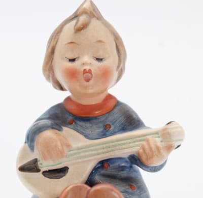 Vintage Hummel Goebel Germany Hand Painted "Joyful" Porcelain Figurine - Thumbnail 4
