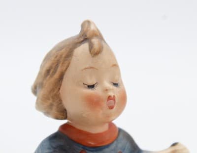 Vintage Hummel Goebel Germany Hand Painted "Joyful" Porcelain Figurine - Thumbnail 2