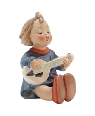 Vintage Hummel Goebel Germany Hand Painted "Joyful" Porcelain Figurine