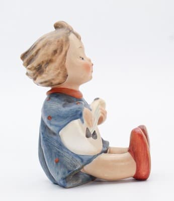 Vintage Hummel Goebel Germany Hand Painted "Joyful" Porcelain Figurine - Thumbnail 8