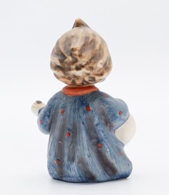 Vintage Hummel Goebel Germany Hand Painted "Joyful" Porcelain Figurine - Thumbnail 7