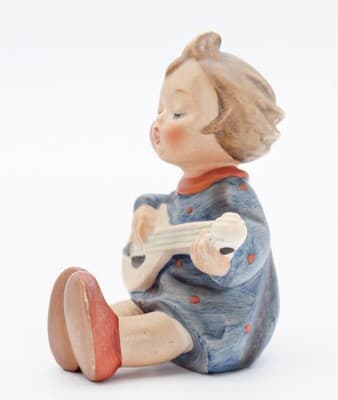 Vintage Hummel Goebel Germany Hand Painted "Joyful" Porcelain Figurine - Thumbnail 5